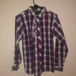 U.S. POLO ASSN. LONG SLEEVE BUTTON UP